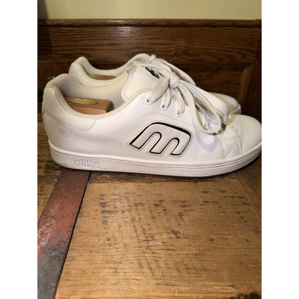 Etnies Callicut Shoe White / Black Mens 12 Skateboard Shoes Vintage Y2K Retro